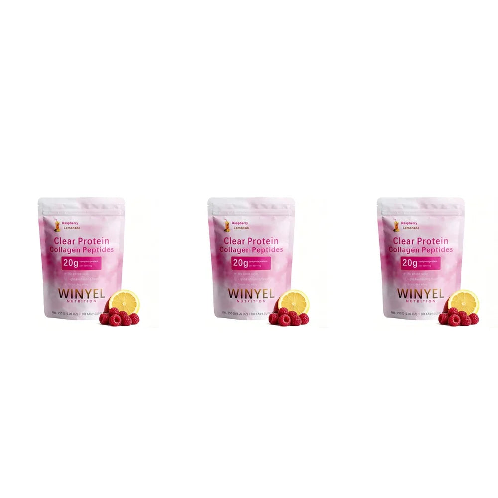 Clear Protein Collagen Peptides Powder Raspberry Lemonade