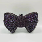 Women's Luxury Rhinestone Bow Wedding Evening Clutch Bag