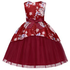Girls' Tea-Length Flower Girl Dress Formal Party