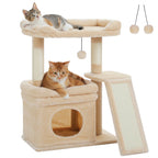 Small Cat Tree Tower Condo Scratching Post for Cats