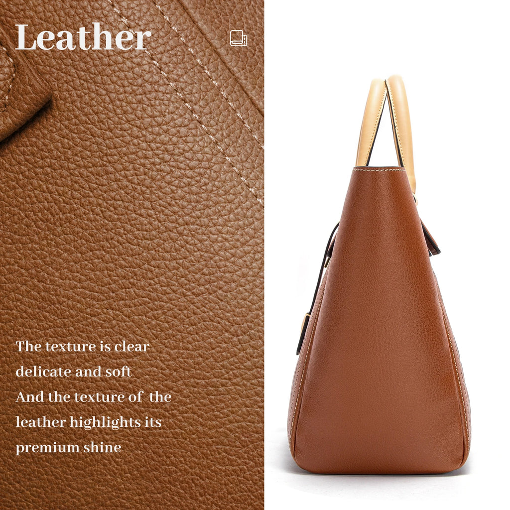 Women's Embossed Large Capacity Business Handbag