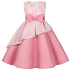 Girls' A-Line Flower Girl Dress with Bow