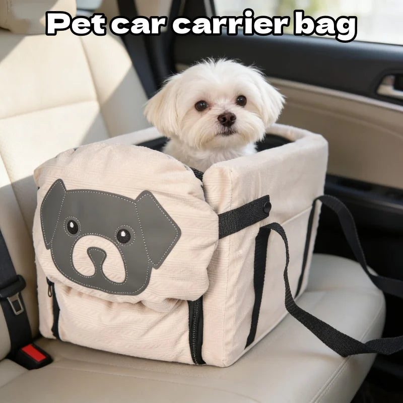 Portable Pet Travel Car Seat Carrier Bag for Dogs Cats