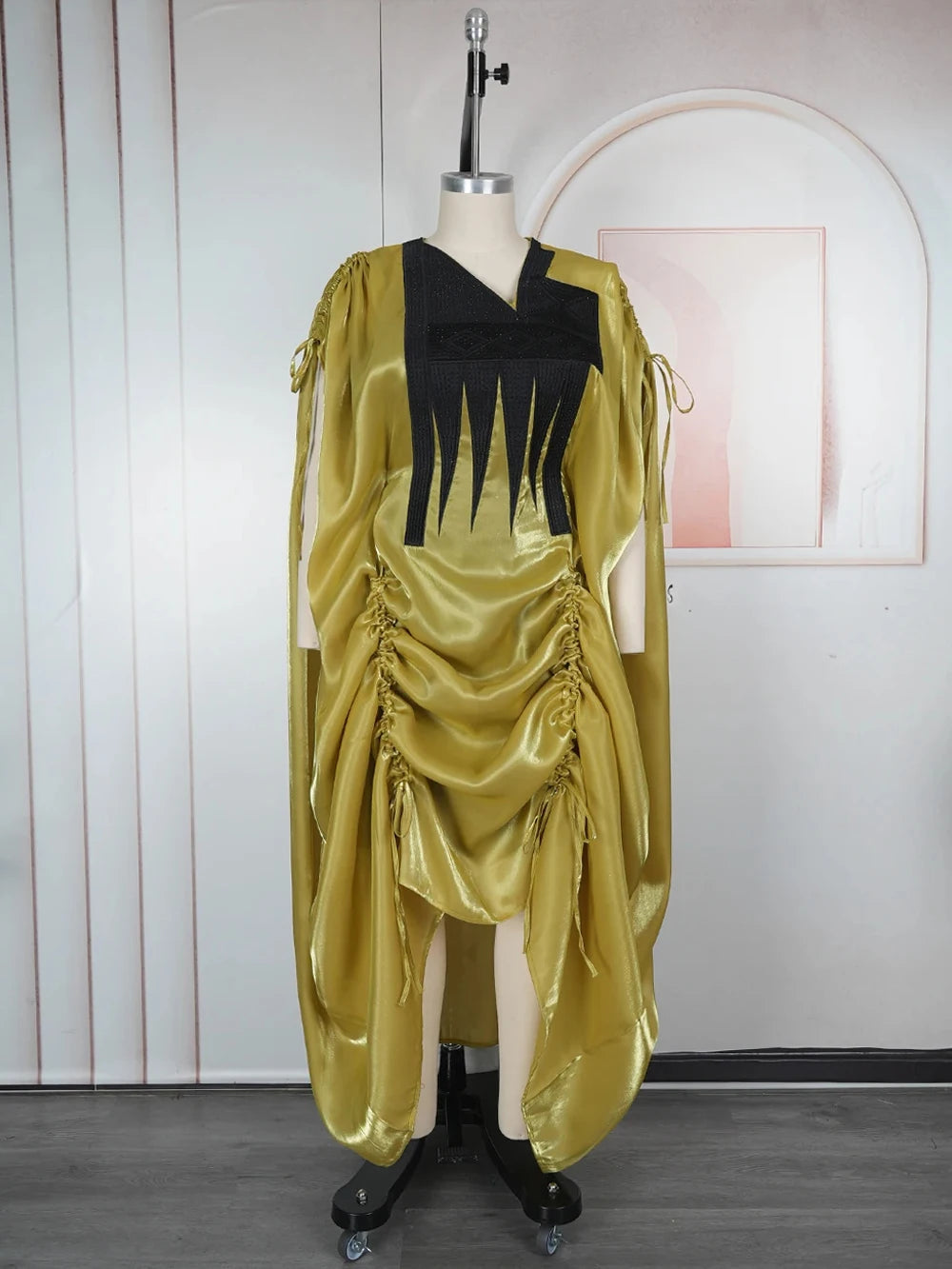 Women's African Traditional Kaftan Abaya Evening Long Dress