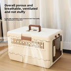 Foldable Pet Travel Carrier Suitcase Bag for Cats Dogs