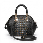 Women's Crocodile Pattern Cowhide Leather Handbag Tote Bag M228