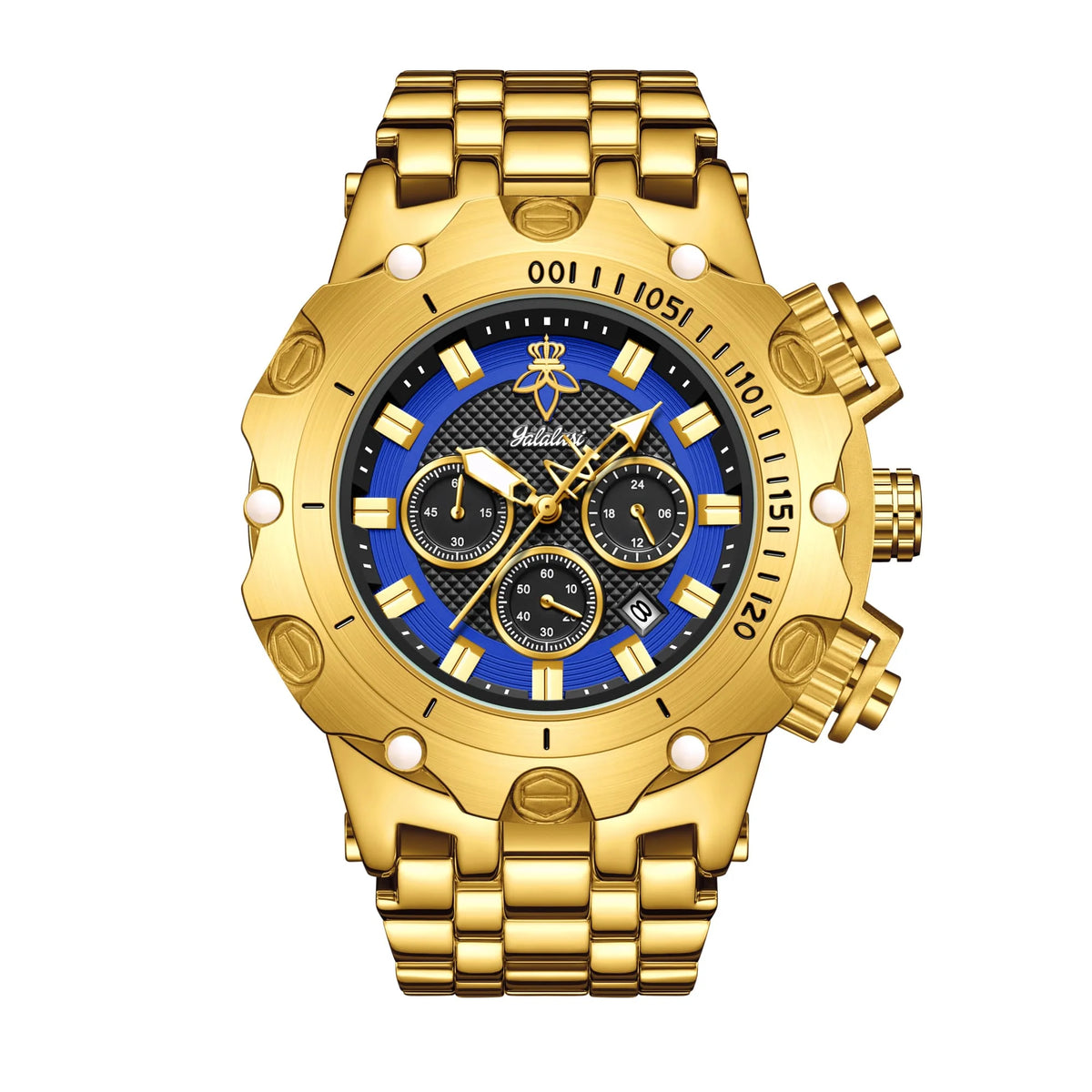 Men's Luxury Mechanical Dial Quartz Bracelet Watch