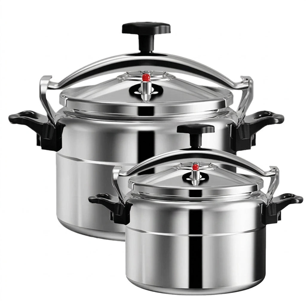 Aluminum Stovetop Pressure Cooker with Safety Lock for Gas Stove