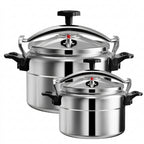 Aluminum Stovetop Pressure Cooker with Safety Lock for Gas Stove