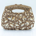 Women's Luxury Rhinestone Top Handle Evening Clutch Bag