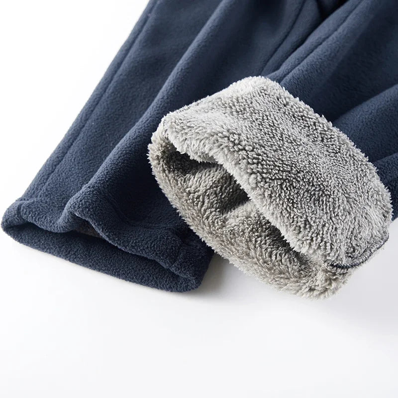 Men's Thick Fleece Lined Sportswear Tracksuit Set