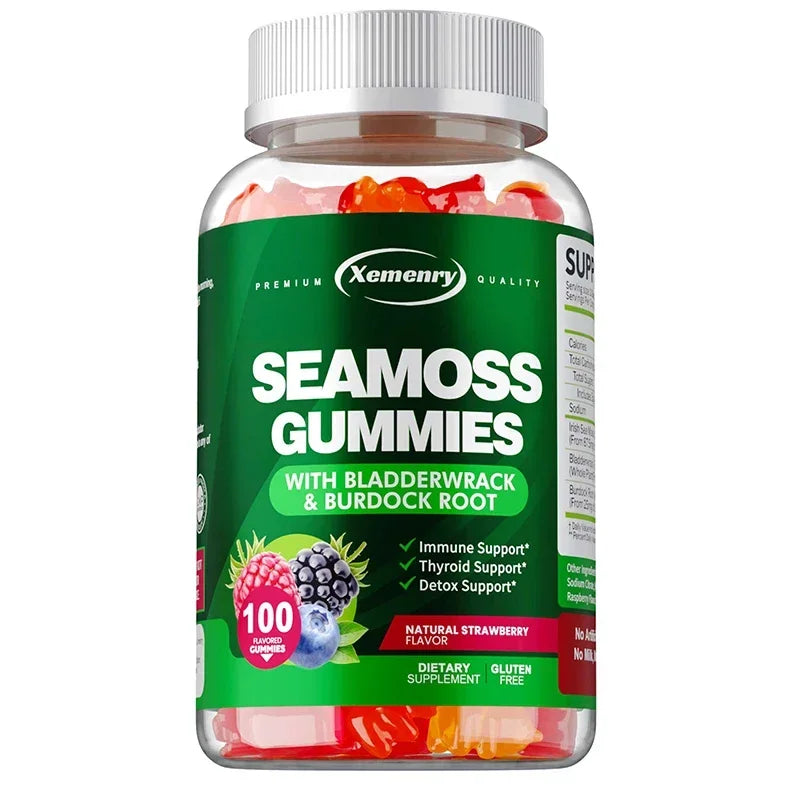 Sea Moss Thyroid and Joint Health Support Dietary Supplement Gummies
