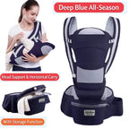 Ergonomic Newborn Baby Carrier Backpack