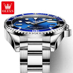 Men's Quartz Stainless Steel Watch with Calendar