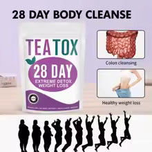 28 Day Teatox Detox Herbal Tea for Bloating Relief