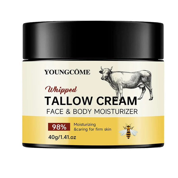 Beef Tallow Honey Moisturizing Face and Body Cream