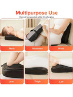 Heat Therapy 3D Kneading Back Massager for Neck Shoulders Legs