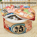 Warm Soft Pet Nest Bed Cushion for Cats Dogs
