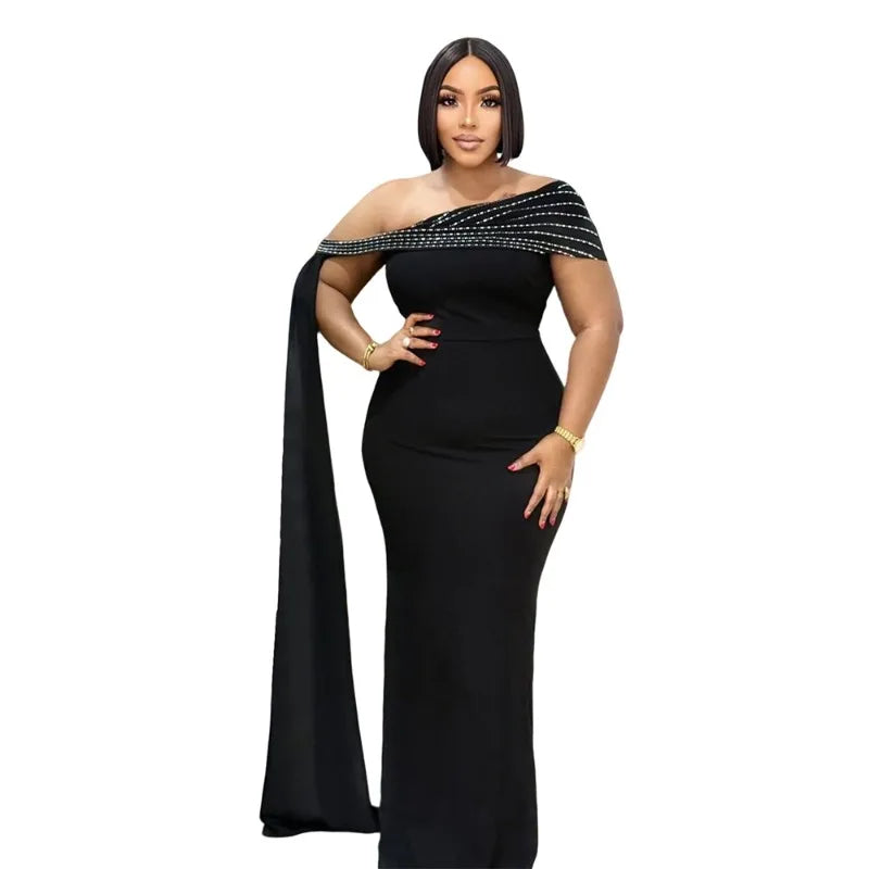 Women's Elegant Dashiki Long Maxi Dress