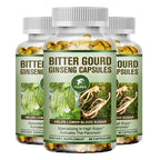 Bitter Gourd & Ginseng Blood Sugar Metabolic Support Dietary Supplement Capsules