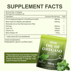 Oil of Oregano with Moringa Black Seed Oil Dietary Supplement Softgels
