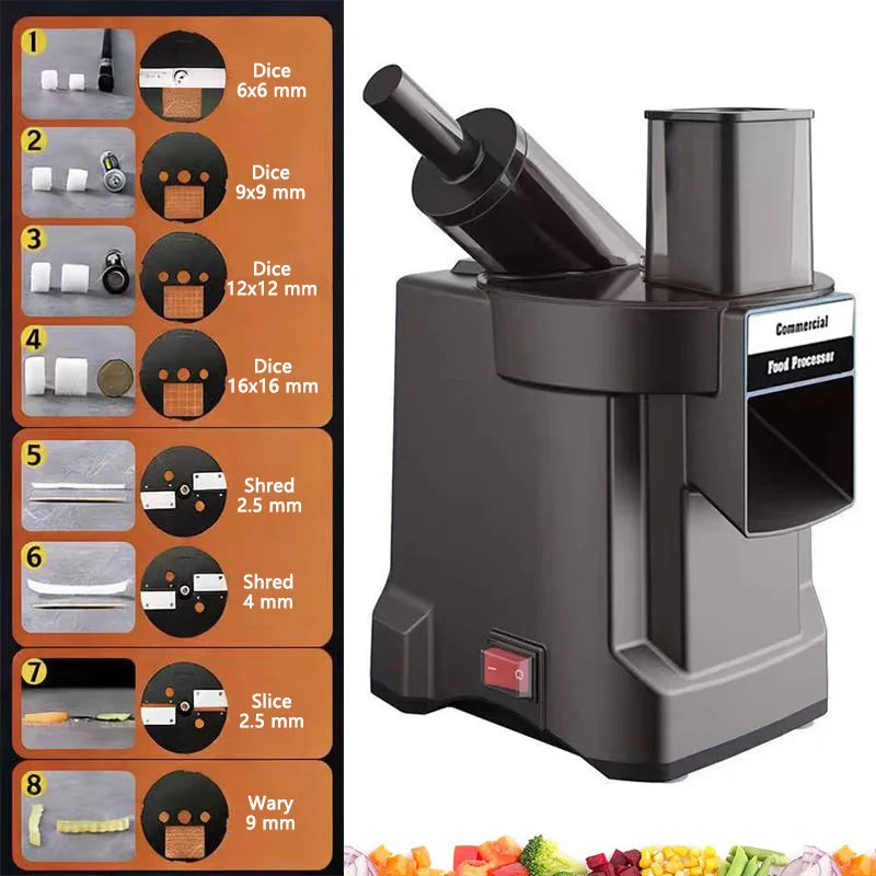 220V Multifunctional Electric Vegetable Chopper and Food Processor