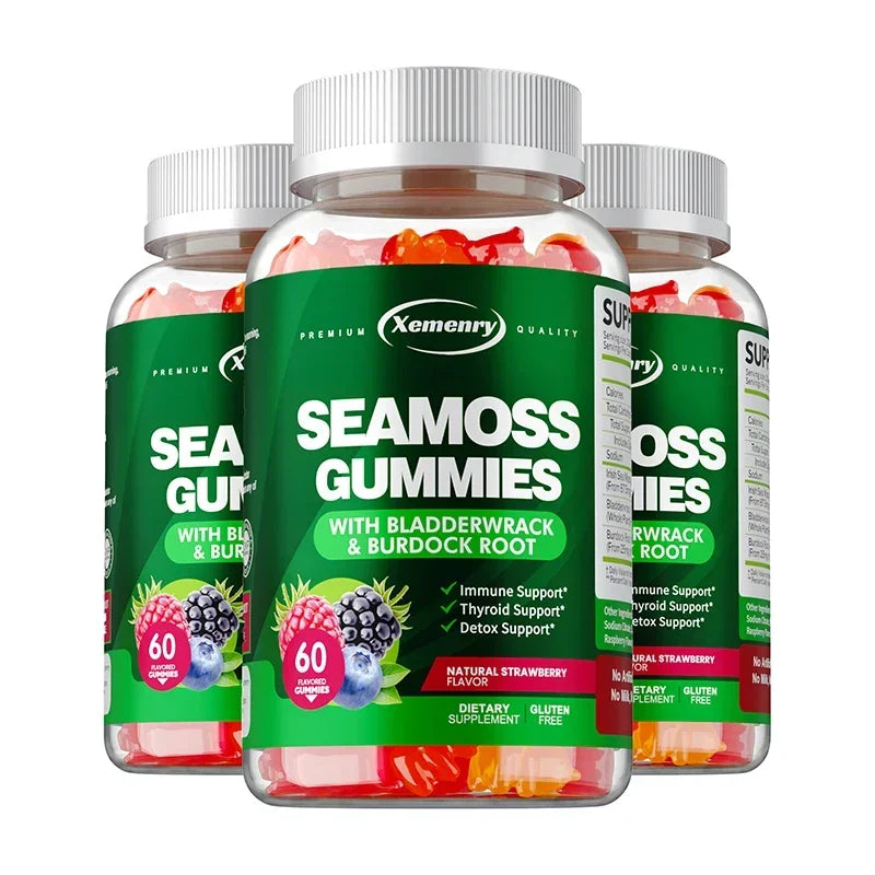 Sea Moss Thyroid and Joint Health Support Dietary Supplement Gummies