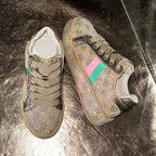 Women's Sparkle Rhinestone Platform Fashion Casual Sneakers