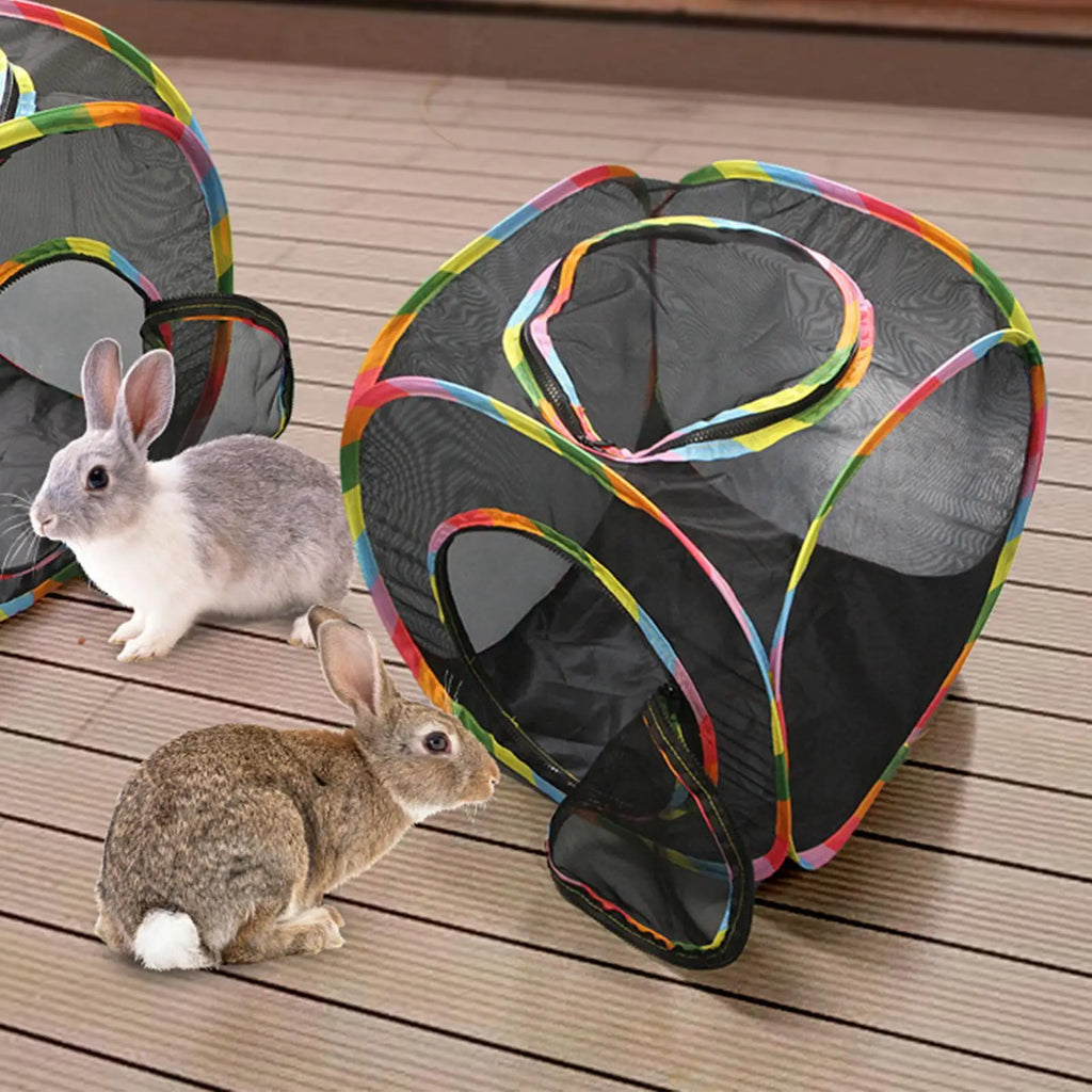Foldable Mesh Cat Tent Cube Play House