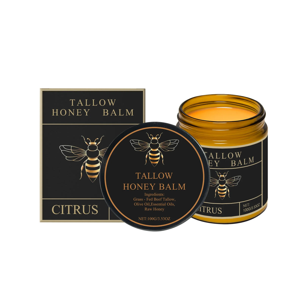 Tallow Honey Balm Deep Hydration Face Cream