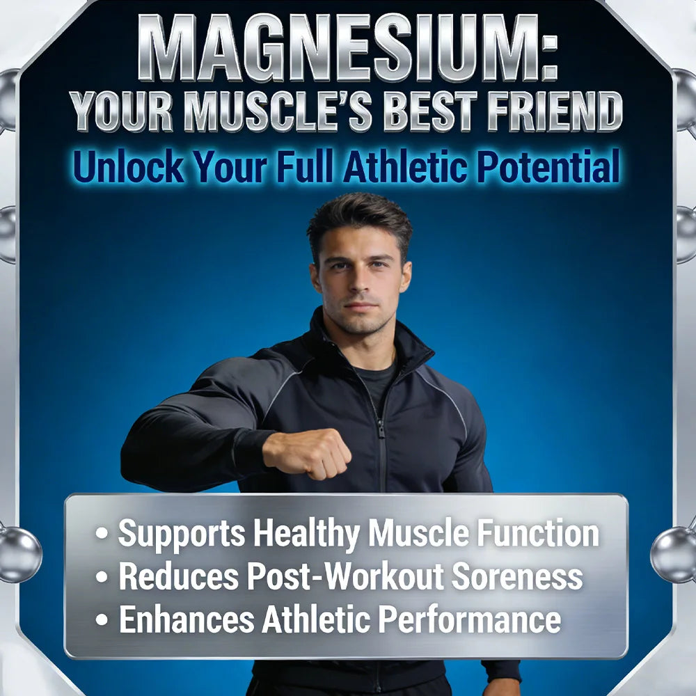 Magnesium Complex Capsules with Zinc D3 B6 and L-Threonate