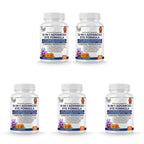 15-in-1 Eye Formula Supplement Lutein Zeaxanthin Bilberry 60 Veggie Caps