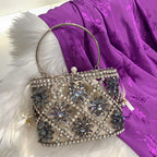 Women's Luxury Hollow Out Rhinestone Evening Clutch Bag