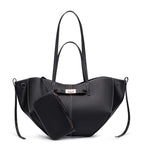 Women's Wing Large Capacity PU Leather Commuter Tote Bag