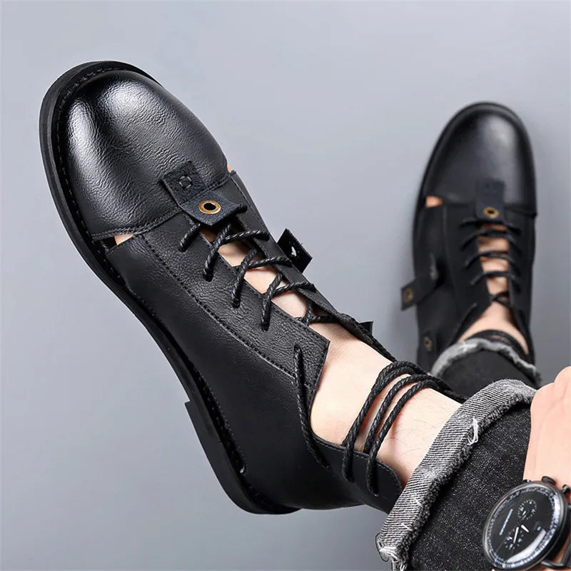 Men's Lace-Up High-Top Gladiator Sandals