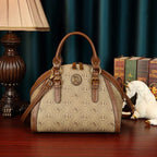 Women's Retro Large Capacity Shoulder Crossbody Bag