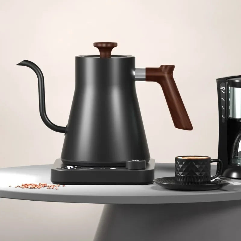 30.4-Oz Electric Gooseneck Temperature Control Kettle
