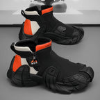 Men's Breathable Mesh Platform Casual Running Sneakers
