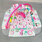 Baby Crawling Play Mat with Educational Fitness Frame