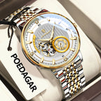Men's Luminous Skeleton Tourbillon Automatic Watch