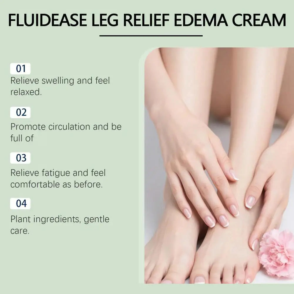 Leg Therapy Edema Care Massage Cream for Women and Men 3.5 oz
