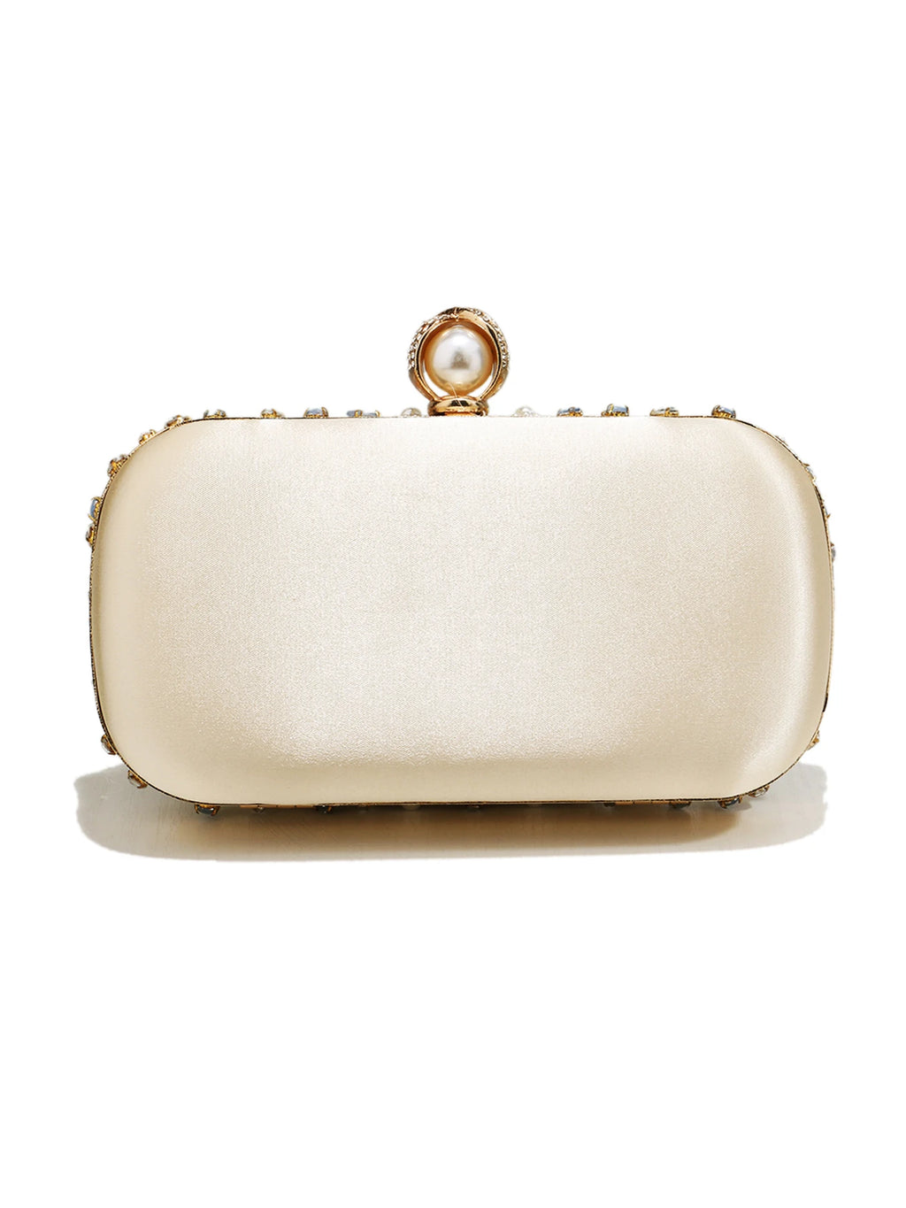 Women's Luxury Pearl Beading Evening Clutch Bag