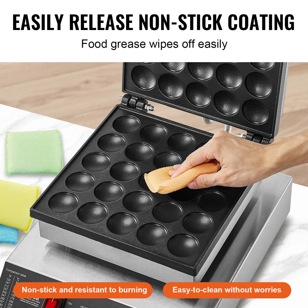 Commercial Electric 25-Piece Mini Dutch Pancake Maker Machine