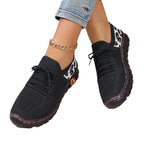 Women's Mesh Breathable Lace-Up Walking Sneakers A666