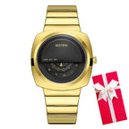 Men's Luxury Creative Stainless Steel Quartz Wristwatch