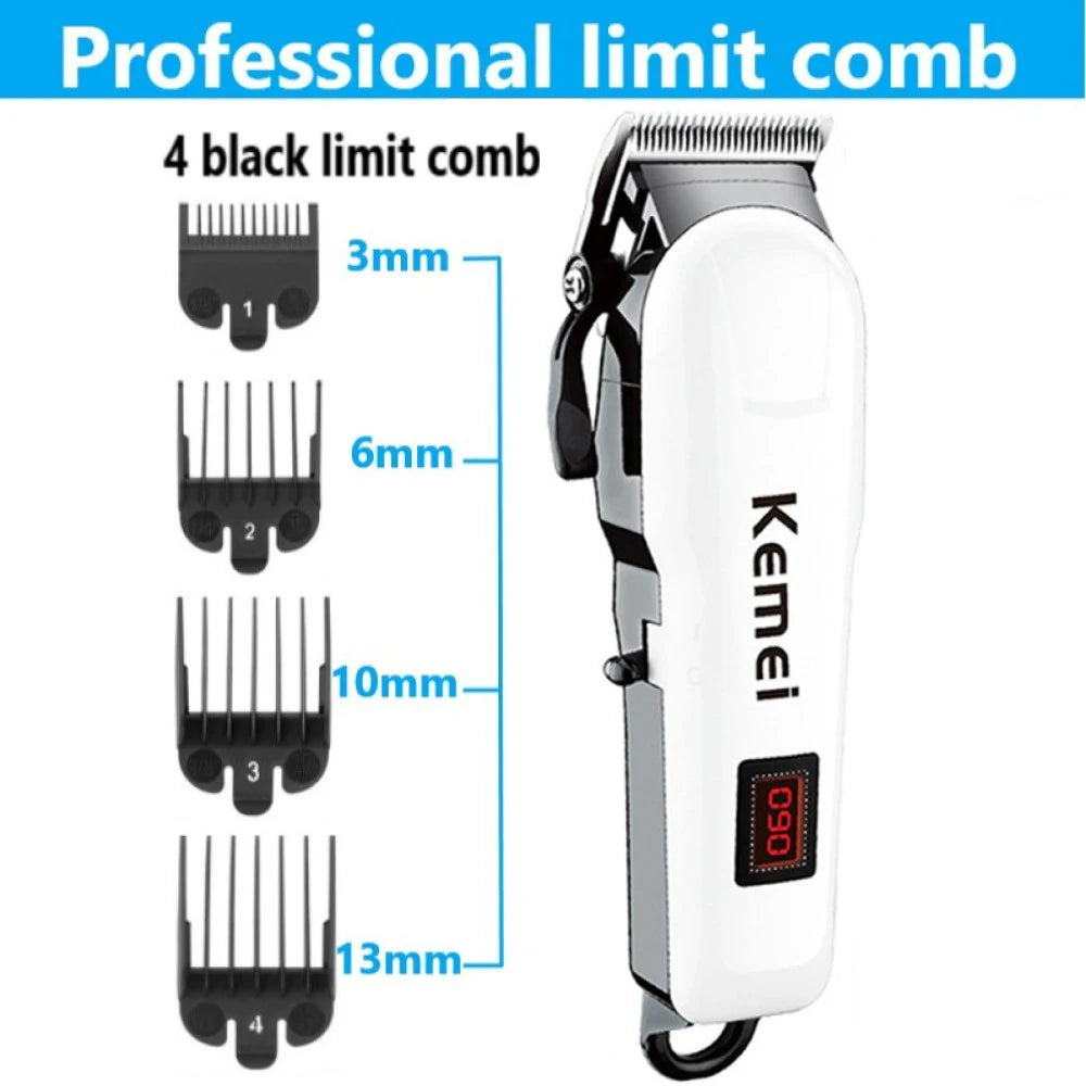 Men Professional Cordless Hair Clipper Rechargeable Trimmer 809A