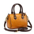 Women's Vintage Boston Genuine Leather Shoulder Handbag