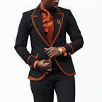 Men's Elegant Slim Fit 2-Piece Suit Set