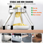 Commercial Manual Vegetable and Fruit Dicer with 4 Blades and Tray