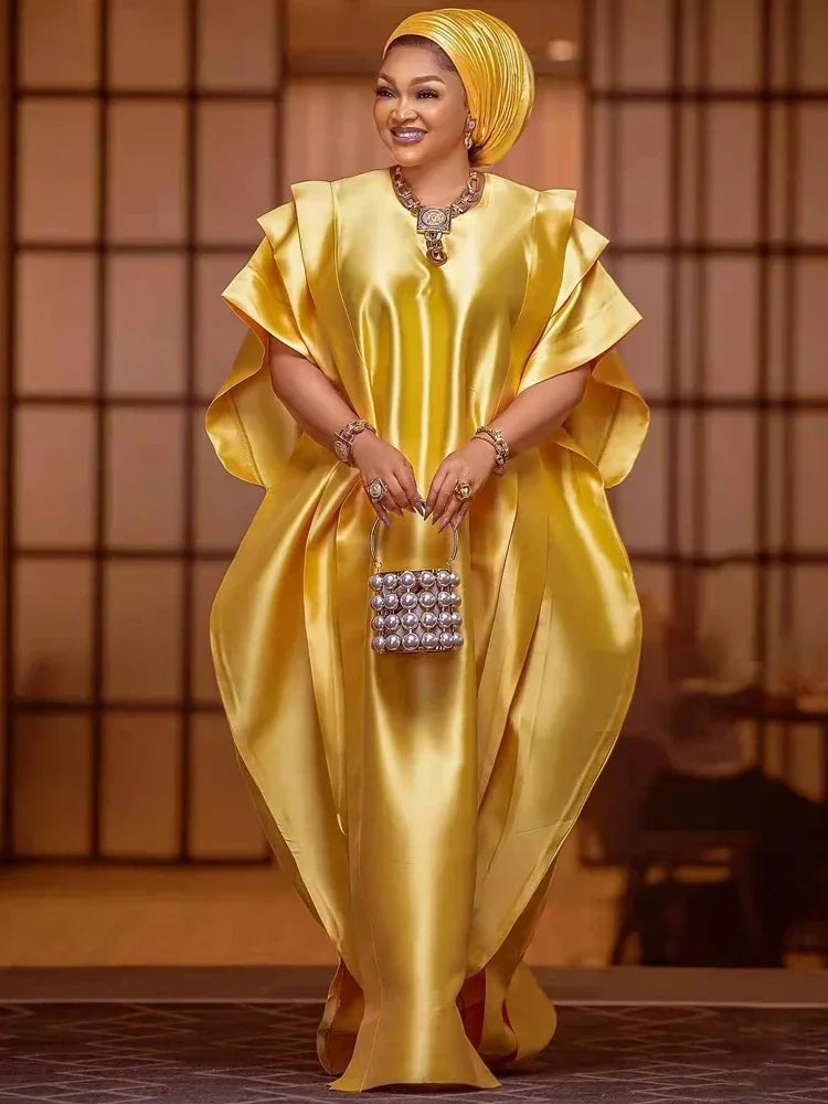 Women's Plus Size African Traditional Kaftan Boubou Maxi Dress